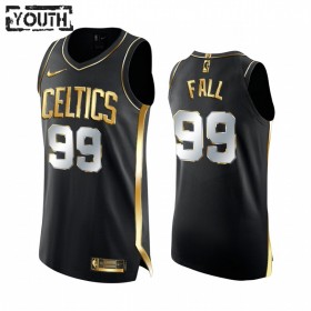 Boston Celtics Trikot Tacko Fall 99 2020-21 Schwarz Golden Edition Swingman - Kinder
